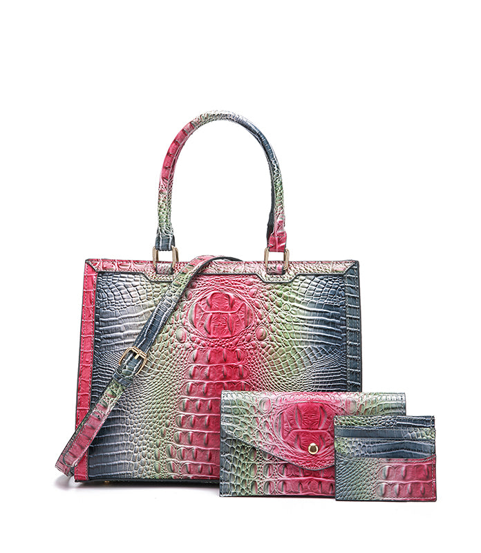 Pandora's Tie-dyed 3in 1 Croc Purse