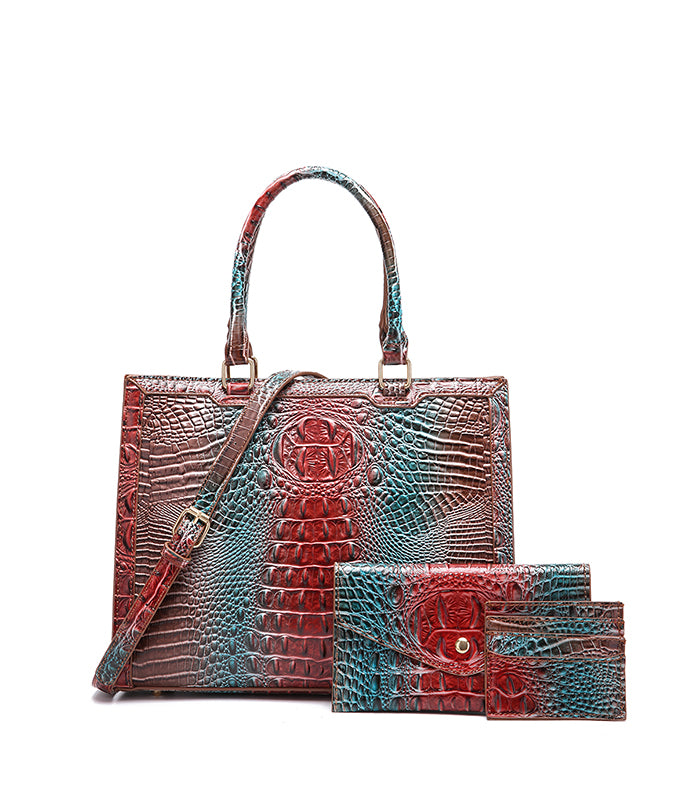 Pandora's Tie-dyed 3in 1 Croc Purse